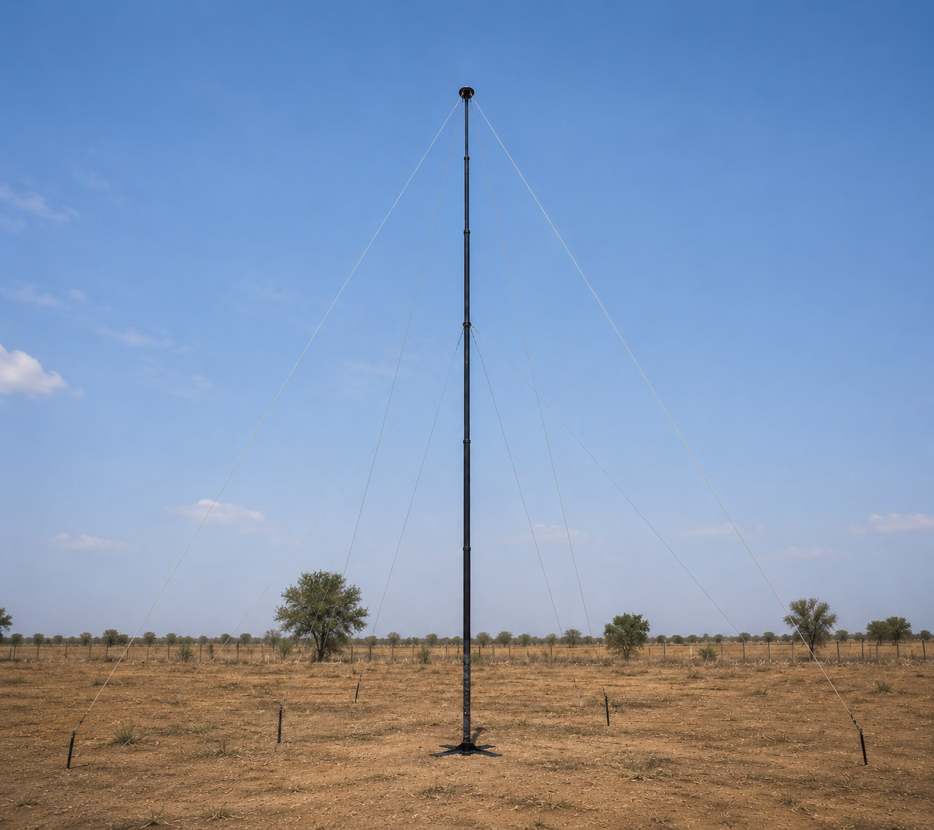 5m Telescopic Mast with Pan & Tilt